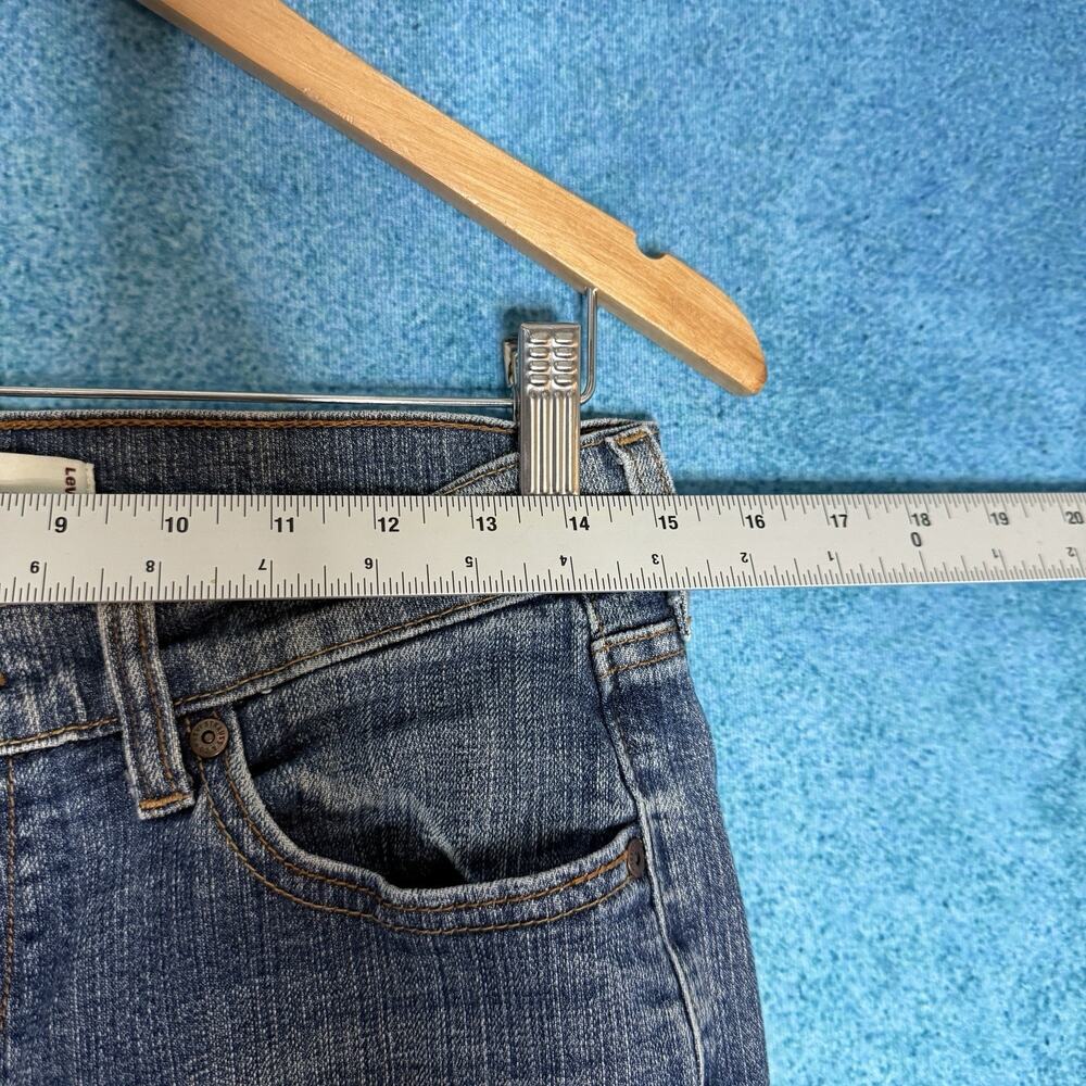 Levi’s 505 Women’s Jeans Size 6M 30x24 Mid Rise Straight Leg Hemmed Blue - Picture 15 of 16